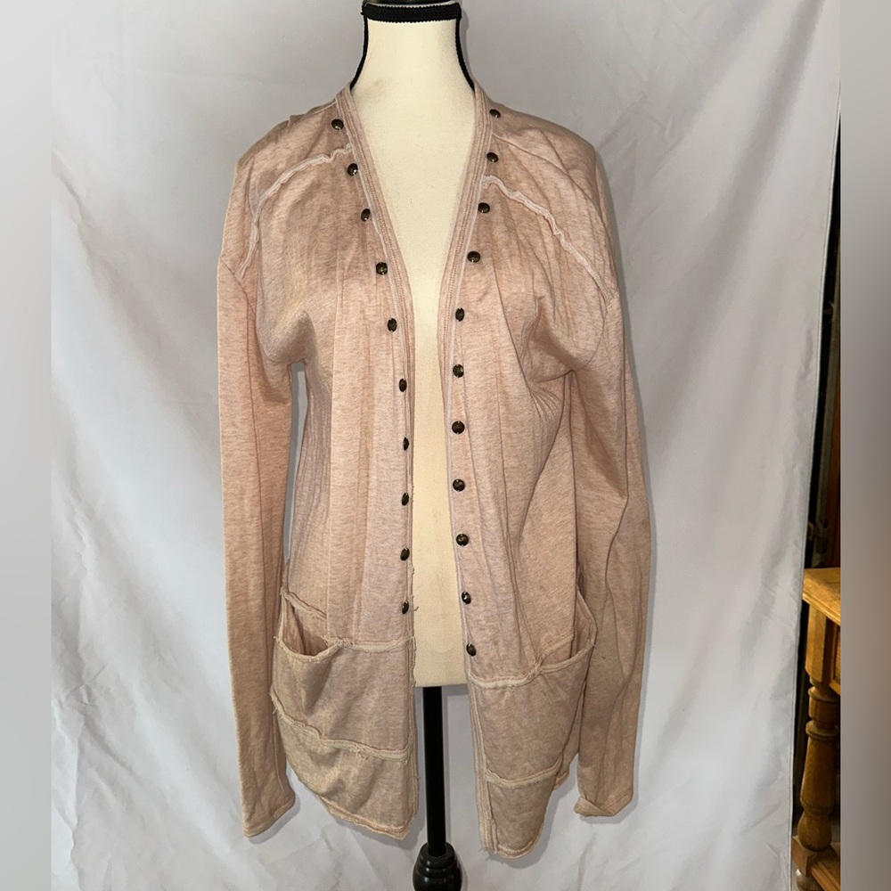 Miss Me • Southwestern Design Long Sleeve Open Cardigan Top- Women’s Large